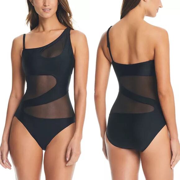 Bar III Other - Bar III Natural Beauty Cutout Black 1-Piece Swimsuit MBNB24232 Women's Small NWT